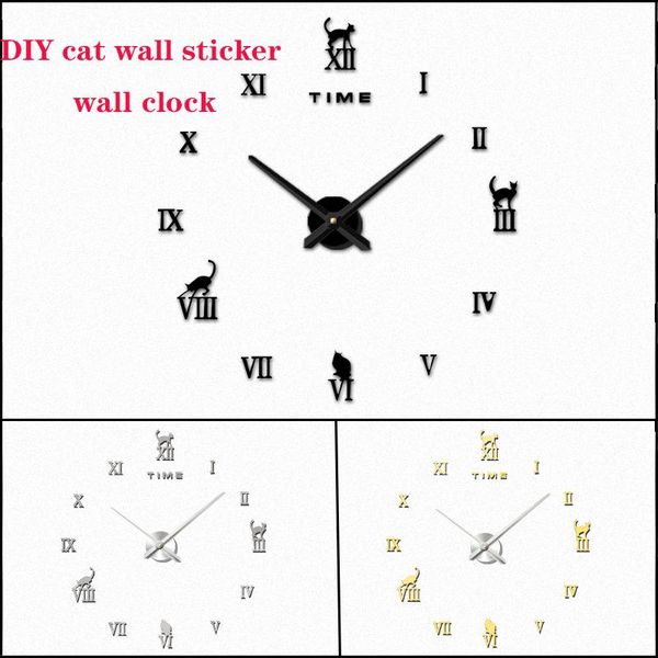 wall clocks diy large decorative home decor hanging modern living room cat stickers removable art decal sticker for
wall clocks diy large decorative home decor hanging modern living room cat stickers removable art decal sticker for