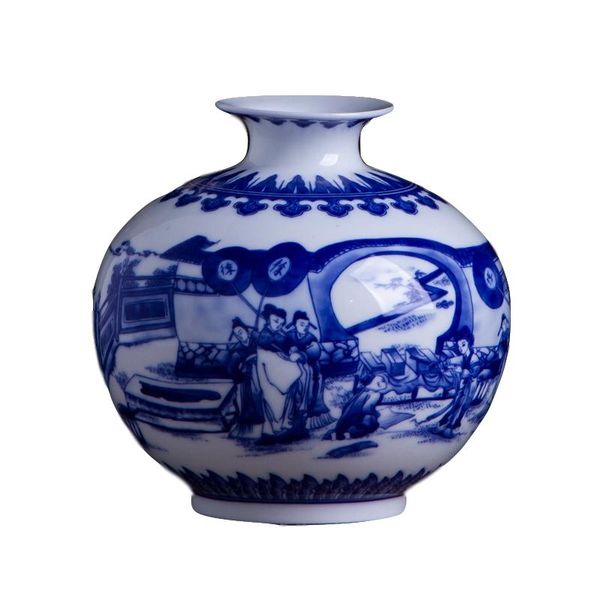 vases jingdezhen blue and white porcelain vase ceramic ware antique landscape painting chinese style home decoration
vases jingdezhen blue and white porcelain vase ceramic ware antique landscape painting chinese style home decoration