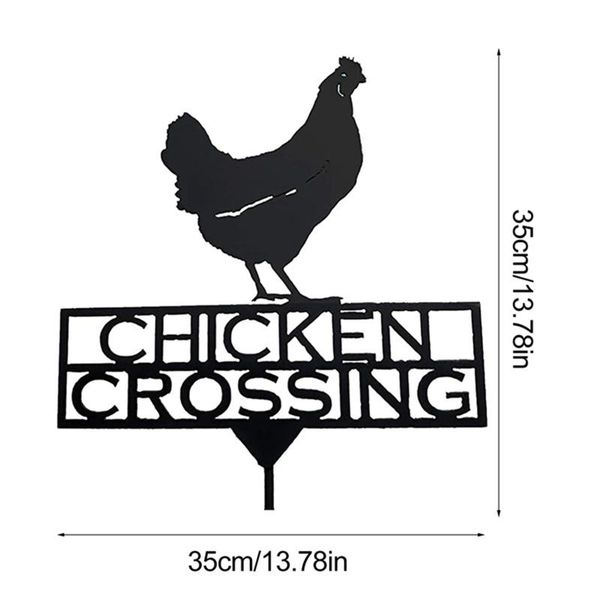 garden decorations retro metal stake, outdoor hollow hen & letter pattern decorative sign (black)
garden decorations retro metal stake, outdoor hollow hen & letter pattern decorative sign (black)