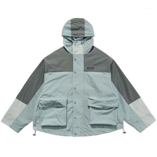 men's jackets male windbreaker coaches color block oversize jacket zipper couple coats hip hop streetwear mens patchwork hooded, Black;brown
men's jackets male windbreaker coaches color block oversize jacket zipper couple coats hip hop streetwear mens patchwork hooded, Black;brown