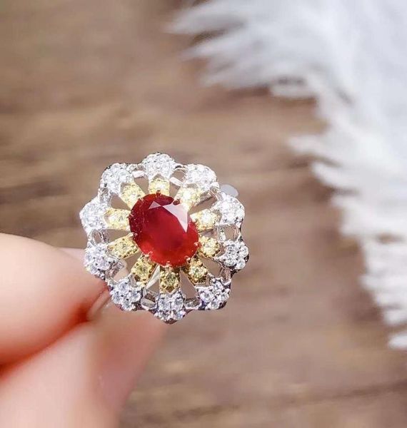 cluster rings natural and real ruby ring 925 sterling silver finger for woman wedding party female gift wholesale, Golden;silver
cluster rings natural and real ruby ring 925 sterling silver finger for woman wedding party female gift wholesale, Golden;silver