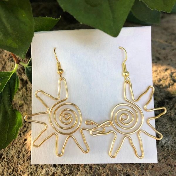 dangle & chandelier simple sun wire earring earrings for women female fashion party boho jewelry gifts her bijoux, Silver
dangle & chandelier simple sun wire earring earrings for women female fashion party boho jewelry gifts her bijoux, Silver