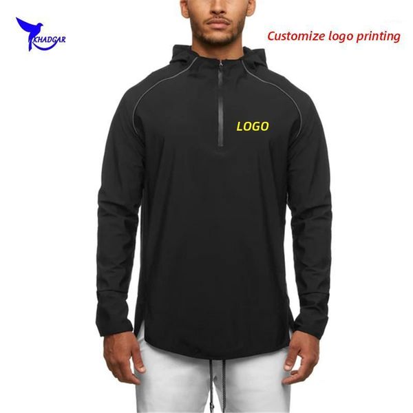 running jackets custom logo breathable outdoor pullover hoodies men gym training hooded jacket quick dry half zipper fitness sweatshirt1, Black;red
running jackets custom logo breathable outdoor pullover hoodies men gym training hooded jacket quick dry half zipper fitness sweatshirt1, Black;red
