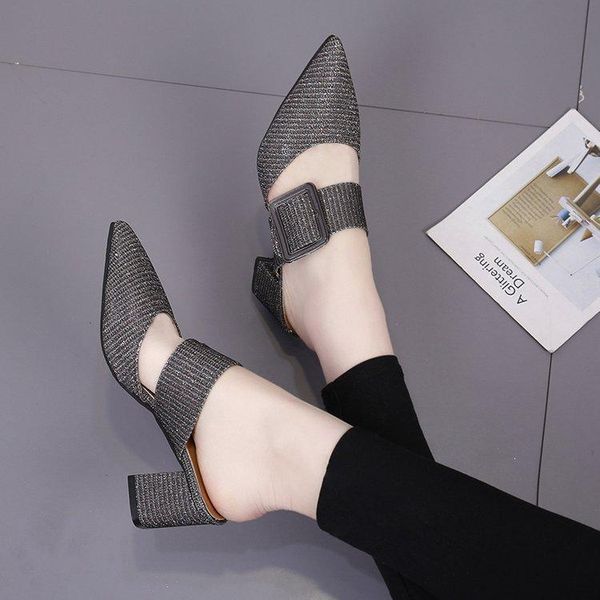 sandals fashionable and glamorous summer two wear ladies' slippers shiny rhinestone vrouwen femmes schoenen zapatillas mujer, Black
sandals fashionable and glamorous summer two wear ladies' slippers shiny rhinestone vrouwen femmes schoenen zapatillas mujer, Black