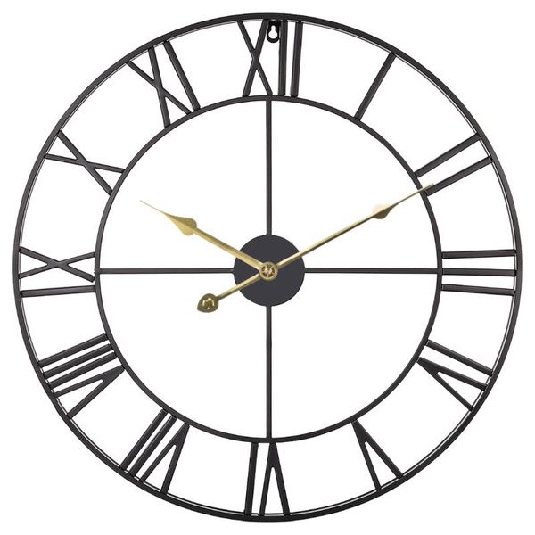 wall clocks 60cm retro iron roman numerals mute clock battery operated for living room decor 2021 arrival- black golden
wall clocks 60cm retro iron roman numerals mute clock battery operated for living room decor 2021 arrival- black golden
