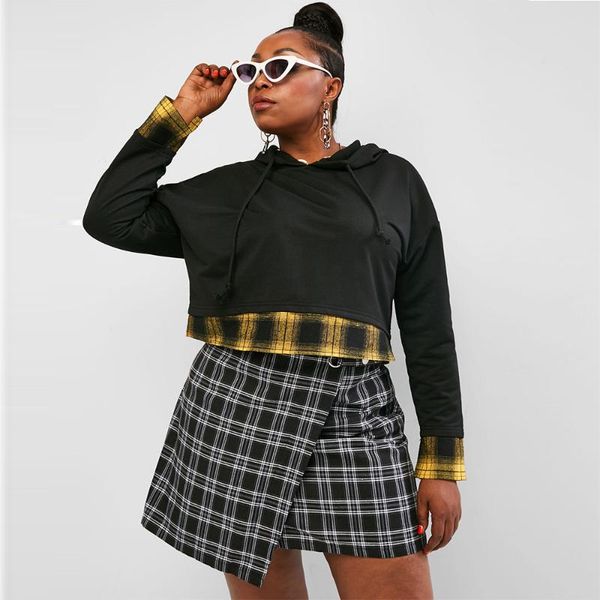 women's hoodies & sweatshirts plus size drawstring plaid hoodie women fashion oversized clothing black crop streetwear hooded sweater
women's hoodies & sweatshirts plus size drawstring plaid hoodie women fashion oversized clothing black crop streetwear hooded sweater