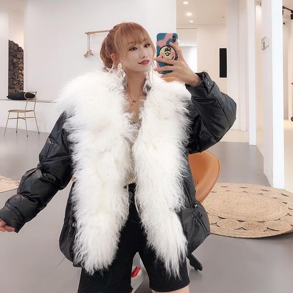 european women winter coat down cotton padded loose women jackets outerwear real fur collar parkas casual clothes plus size1, Black
european women winter coat down cotton padded loose women jackets outerwear real fur collar parkas casual clothes plus size1, Black