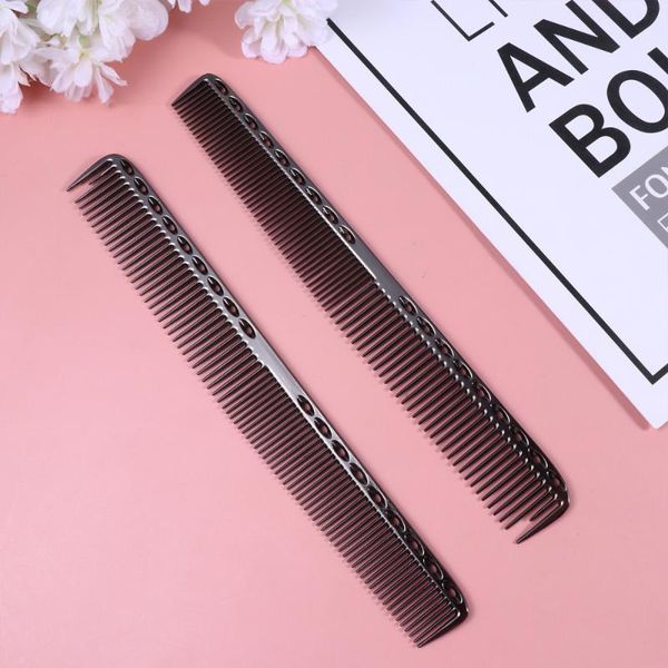 hair brushes 2pcs barber salon comb long smoothing creative hairdressing aluminum (dark grey), Silver
hair brushes 2pcs barber salon comb long smoothing creative hairdressing aluminum (dark grey), Silver