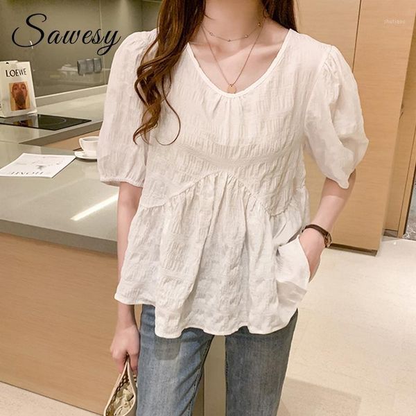 women's blouses & shirts korean summer lantern short sleeve casual blouse women fashion plaid loose white yellow
women's blouses & shirts korean summer lantern short sleeve casual blouse women fashion plaid loose white yellow