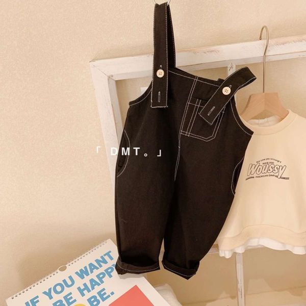 80-120 korean children's 2021 spring new boys' and girls' han fan ming line leisure belt pants 2111, Blue
80-120 korean children's 2021 spring new boys' and girls' han fan ming line leisure belt pants 2111, Blue