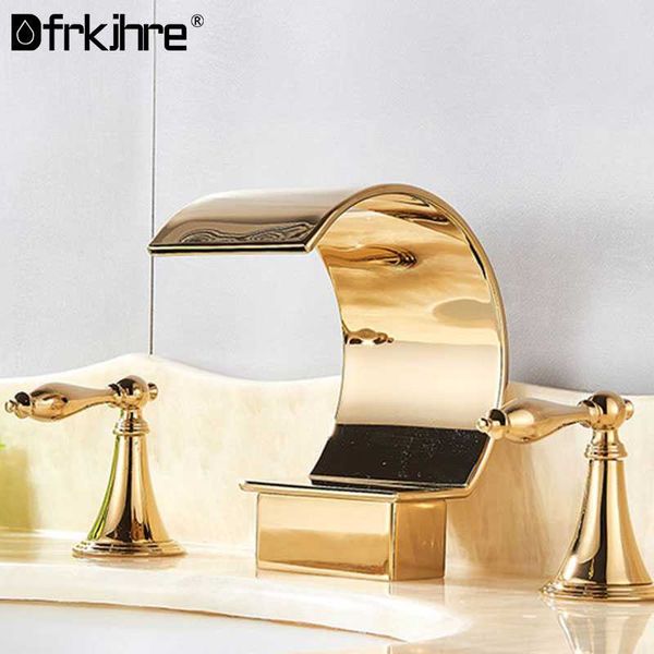 bathroom sink faucets basin waterfall deck mounted gold nickel chrome brass square double handle cold water tap
bathroom sink faucets basin waterfall deck mounted gold nickel chrome brass square double handle cold water tap