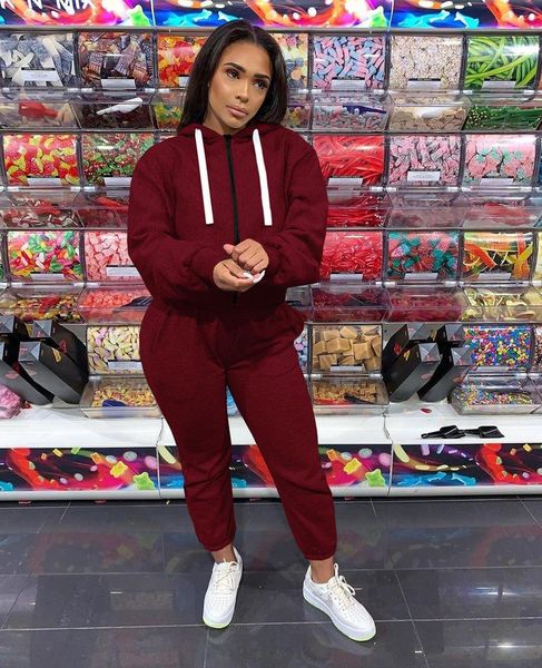 women's two piece pants solid color 2 set women tracksuit spring autumn clothes fashion full sleeve hoodies long suit survetement femme, White
women's two piece pants solid color 2 set women tracksuit spring autumn clothes fashion full sleeve hoodies long suit survetement femme, White