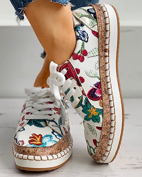new women sneakers elegant floral printed lace up female flat shoes fashion round toe lady vulcanized shoes women casual shoes
new women sneakers elegant floral printed lace up female flat shoes fashion round toe lady vulcanized shoes women casual shoes