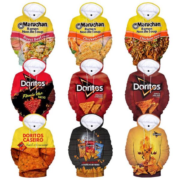 men's hoodies & sweatshirts fashion noodles potato chips men clothes 3d food print harajuku streetwear hoodie children casual, Black
men's hoodies & sweatshirts fashion noodles potato chips men clothes 3d food print harajuku streetwear hoodie children casual, Black