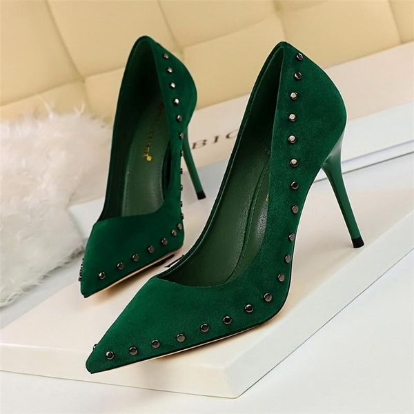 dress shoes women pumps pointed toe suede shallow mouth 9cm thin high heels boat wedding office party, Black
dress shoes women pumps pointed toe suede shallow mouth 9cm thin high heels boat wedding office party, Black
