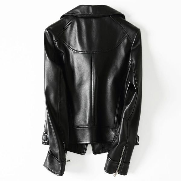 women's leather & faux 2021 genuine jacket women 100% real sheepskin coat female short spring autumn luxury jackets kqn69050-2, Black
women's leather & faux 2021 genuine jacket women 100% real sheepskin coat female short spring autumn luxury jackets kqn69050-2, Black