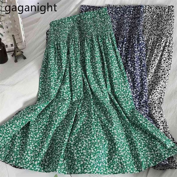 women vintage floral print midi skirt female korean elastic high waist pleated skirts jupe faldas 4 colors summer 210601, Black
women vintage floral print midi skirt female korean elastic high waist pleated skirts jupe faldas 4 colors summer 210601, Black