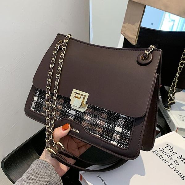 evening bags contrast color square crossbody bag 2021 pu leather women's designer handbag lock chain shoulder messenger
evening bags contrast color square crossbody bag 2021 pu leather women's designer handbag lock chain shoulder messenger
