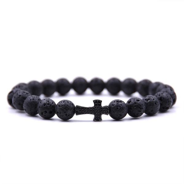 beaded, strands 2021 men's bracelet 8mm natural lava stone beads cross rosary jesus meditation prayer jewelry gift pulsera, Black
beaded, strands 2021 men's bracelet 8mm natural lava stone beads cross rosary jesus meditation prayer jewelry gift pulsera, Black