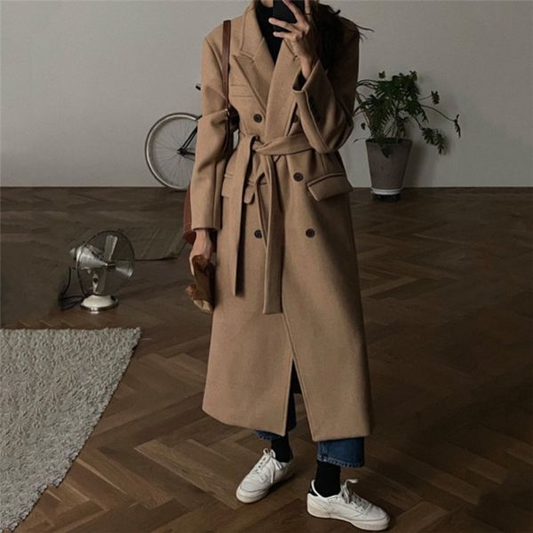 women retro elegant ol overcoat chic 2021 new loose windbreaker vintage lace-up all match minimalist trench coats kuhz, Tan;black
women retro elegant ol overcoat chic 2021 new loose windbreaker vintage lace-up all match minimalist trench coats kuhz, Tan;black