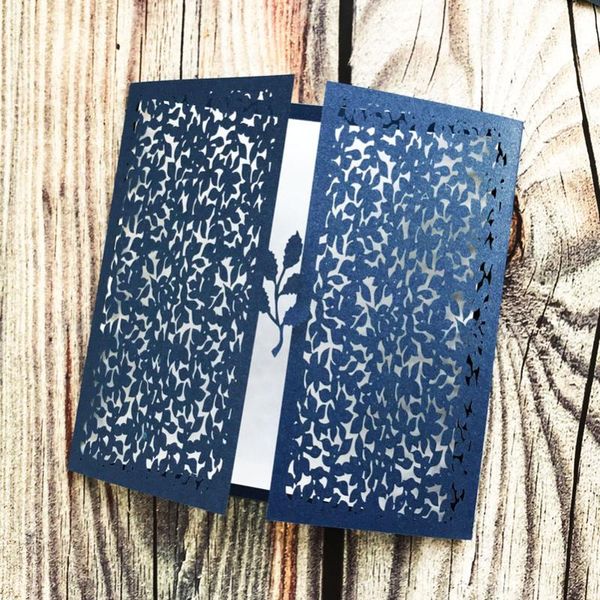 greeting cards 80pcs dark blue/white/dark blue/wine red pearl paper hollow leaves laser cut wedding invitation
greeting cards 80pcs dark blue/white/dark blue/wine red pearl paper hollow leaves laser cut wedding invitation