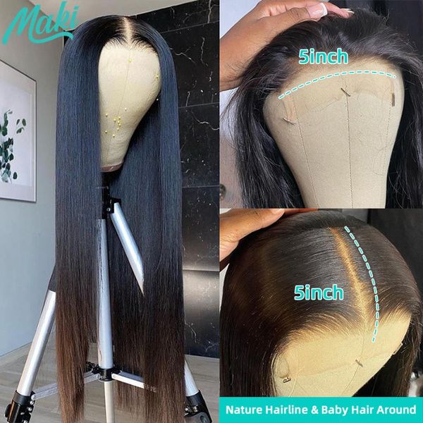 lace wigs maki hair 5x5 hd lac straight 40 44 48 inch long wig human for black women transparent, Black;brown
lace wigs maki hair 5x5 hd lac straight 40 44 48 inch long wig human for black women transparent, Black;brown