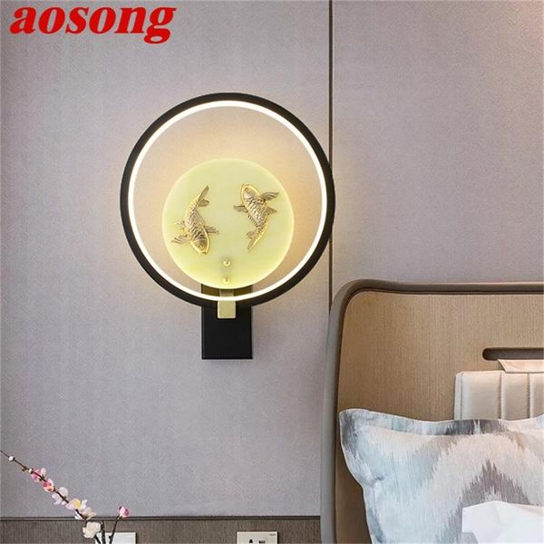 aosong copper indoor lighting wall lamp modern creative design sconce for home living room corridor
aosong copper indoor lighting wall lamp modern creative design sconce for home living room corridor