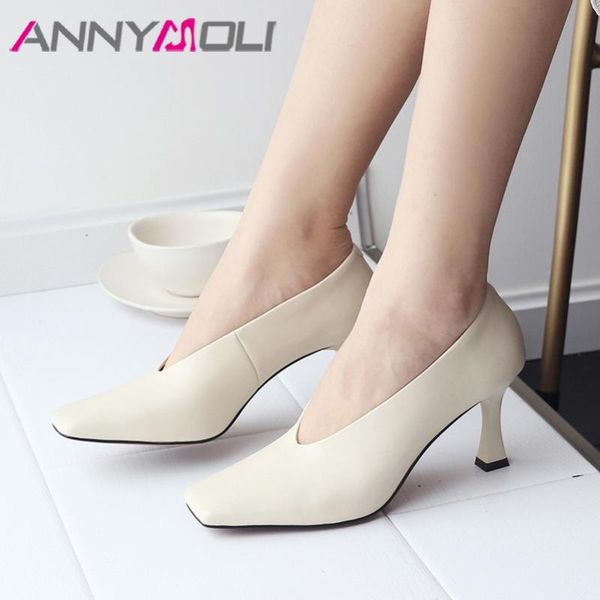 dress shoes annymoli women pumps high heels natural genuine leather kitten heel glove cow square toe female size 39, Black
dress shoes annymoli women pumps high heels natural genuine leather kitten heel glove cow square toe female size 39, Black