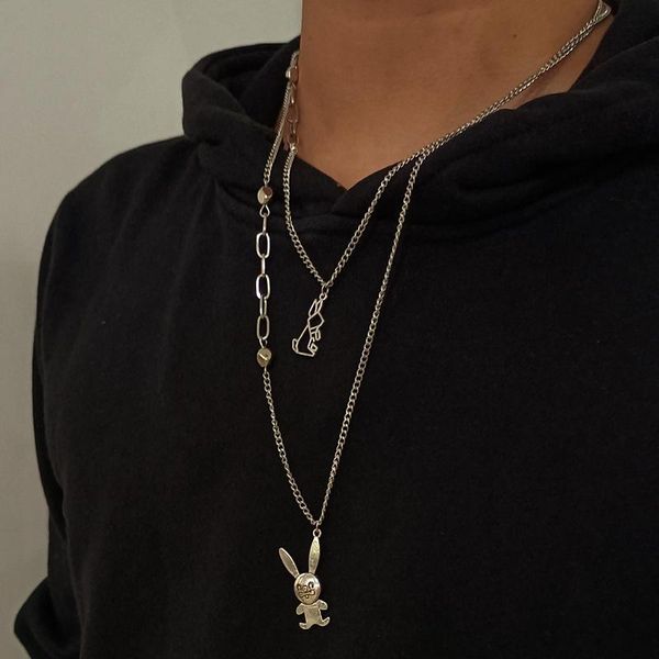 pendant necklaces multilayer necklace for women 2021 vintage style aesthetic choker long men's neck chains punk jewelry, Silver
pendant necklaces multilayer necklace for women 2021 vintage style aesthetic choker long men's neck chains punk jewelry, Silver