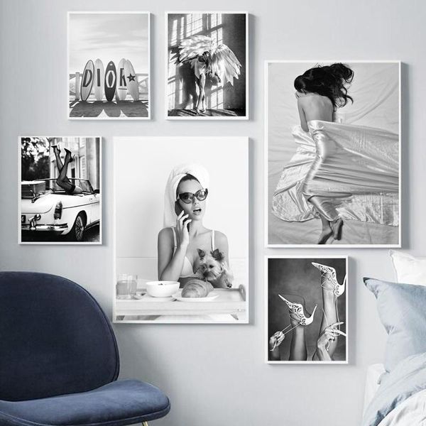 paintings nordic vintage fashion paris posters and prints black white woman portrait leg canvas painting wall art pictures home decor
paintings nordic vintage fashion paris posters and prints black white woman portrait leg canvas painting wall art pictures home decor