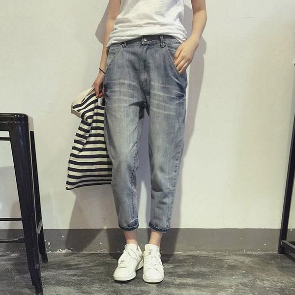 women's jeans plus size boyfriend for women denim harem pants loose high waist female casual streetwear mom 5xl k622, Blue
women's jeans plus size boyfriend for women denim harem pants loose high waist female casual streetwear mom 5xl k622, Blue