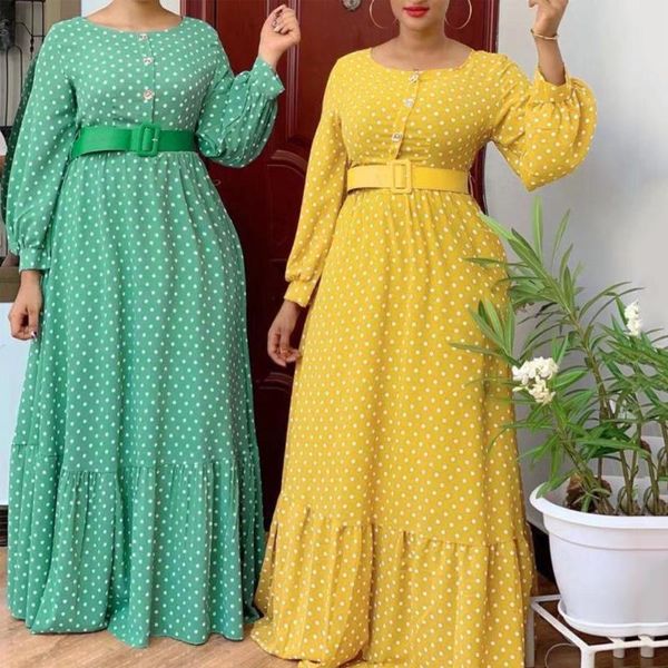ethnic clothing women dress african print polka dot chiffon dresses 2021 spring summer fashion maxi abaya kaftan elegant evening robe outfit, Red
ethnic clothing women dress african print polka dot chiffon dresses 2021 spring summer fashion maxi abaya kaftan elegant evening robe outfit, Red