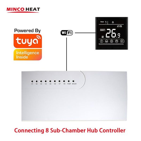 smart home control 3a water floor heating thermostat work with normally closed servos actuator connecting 8 sub-chamber hub controller
smart home control 3a water floor heating thermostat work with normally closed servos actuator connecting 8 sub-chamber hub controller