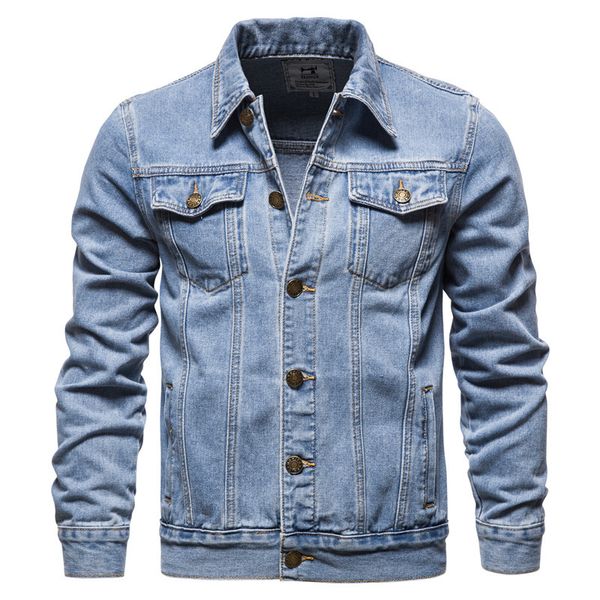 men's jackets denim jacket men spring autumn casual solid streetwear mens cowboy fashion multi-pockets jeans coats chaquetas hombr, Black;brown
men's jackets denim jacket men spring autumn casual solid streetwear mens cowboy fashion multi-pockets jeans coats chaquetas hombr, Black;brown