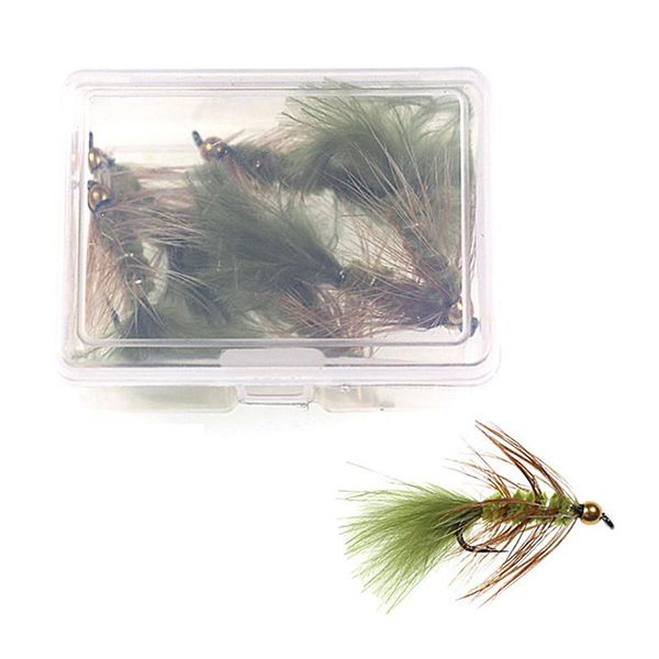 fishing hooks metal barbed hook tool shape copper lures 6pcs bead head nymph flies trout bait #10 single
fishing hooks metal barbed hook tool shape copper lures 6pcs bead head nymph flies trout bait #10 single