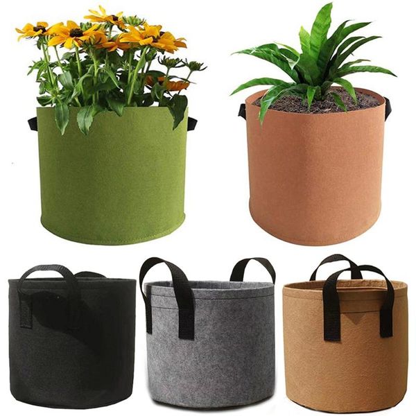 planters & pots 2/3/5/7/10 gallon plant grow bag greenhouse outdoor garden flower vegetable potato seed growing container fabric pot with ha
planters & pots 2/3/5/7/10 gallon plant grow bag greenhouse outdoor garden flower vegetable potato seed growing container fabric pot with ha