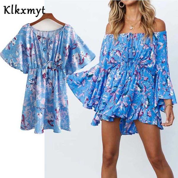 klkxmyt za summer dress women fashion floral print mini vintage flared sleeve lace up female party es vestidos 210527, Black;gray
klkxmyt za summer dress women fashion floral print mini vintage flared sleeve lace up female party es vestidos 210527, Black;gray