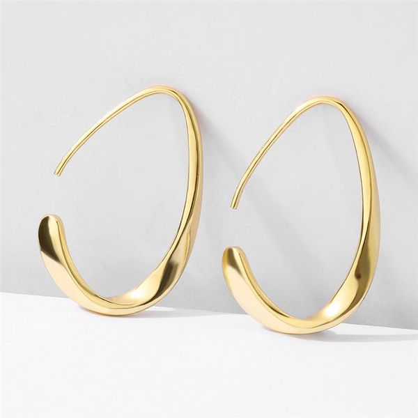 hoop & huggie uilz 2021 big earrings korean geometry metal for women female vintage drop pendants fashion jewelry, Golden;silver
hoop & huggie uilz 2021 big earrings korean geometry metal for women female vintage drop pendants fashion jewelry, Golden;silver
