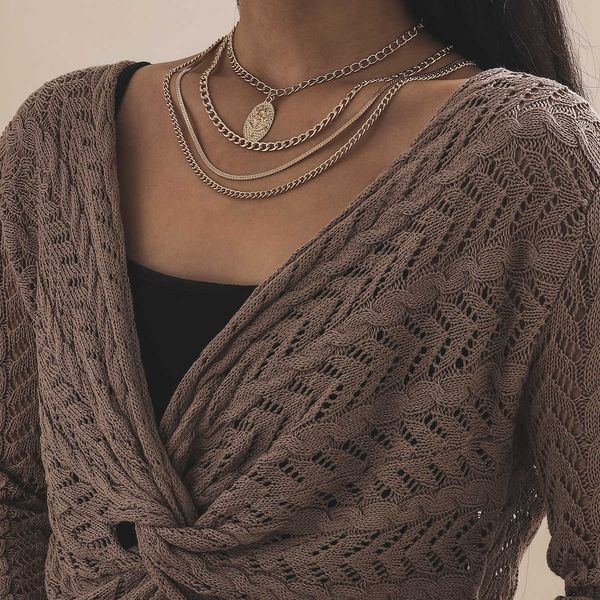 fashion jewelry autumn new personality alloy suit neckchain simple rose necklace, Silver
fashion jewelry autumn new personality alloy suit neckchain simple rose necklace, Silver