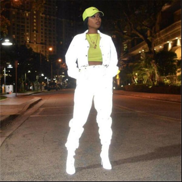 autumn women womens tracksuits reflective sets zipper romper playsuits sport tracksuit long sleeve high waist pants lace up 2pcs, Gray
autumn women womens tracksuits reflective sets zipper romper playsuits sport tracksuit long sleeve high waist pants lace up 2pcs, Gray
