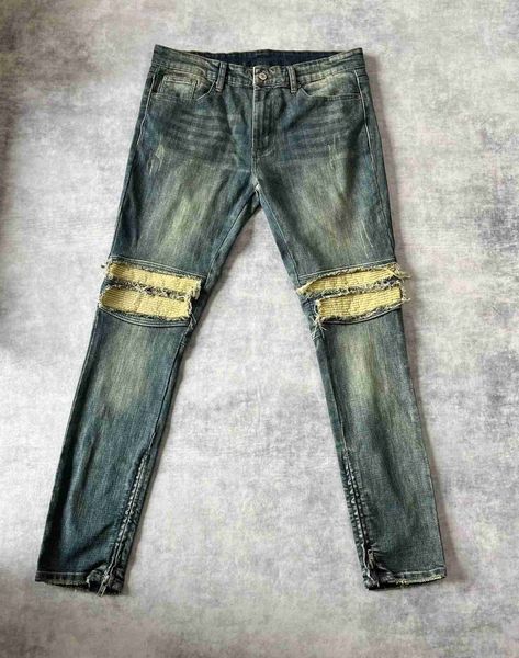 men's hip hop rapper masiwei's high street slim fit jeans, Blue 
men's hip hop rapper masiwei's high street slim fit jeans, Blue