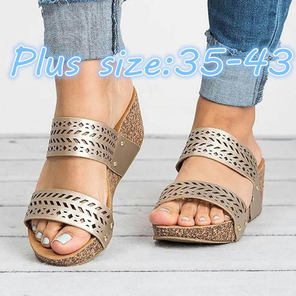 summer classic plus size women flat sole slipper fish mouth open toe thick bottom beach sandals casual daily wear wedges slipper, Black
summer classic plus size women flat sole slipper fish mouth open toe thick bottom beach sandals casual daily wear wedges slipper, Black