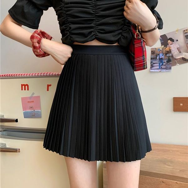 skirts women's short spring a-line skirt korean version of pleated skirts, high waists, thin, all-match, Black
skirts women's short spring a-line skirt korean version of pleated skirts, high waists, thin, all-match, Black
