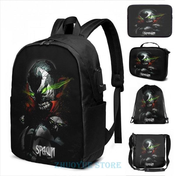 backpack funny graphic print spawn rage lithium green usb charge men school bags women bag travel laptop
backpack funny graphic print spawn rage lithium green usb charge men school bags women bag travel laptop