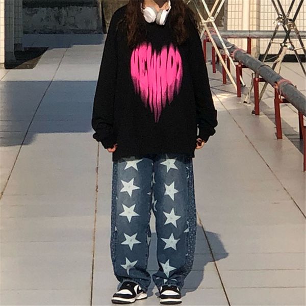 women's pants & capris cool breeches summer korean harajuku star printing japanese pants girl fall fashion straight hip hop women', Black;white
women's pants & capris cool breeches summer korean harajuku star printing japanese pants girl fall fashion straight hip hop women', Black;white
