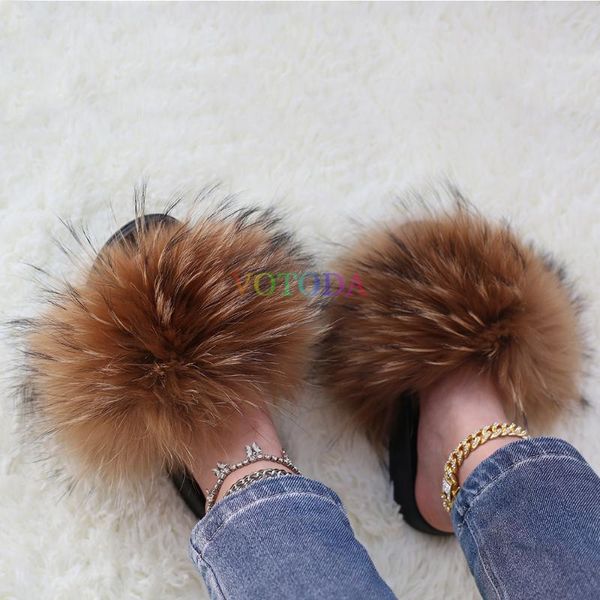 fur slides summer women furry slippers real raccoon fur slippers woman outdoor flat sandal fashion casual female fluffy shoe, Black
fur slides summer women furry slippers real raccoon fur slippers woman outdoor flat sandal fashion casual female fluffy shoe, Black