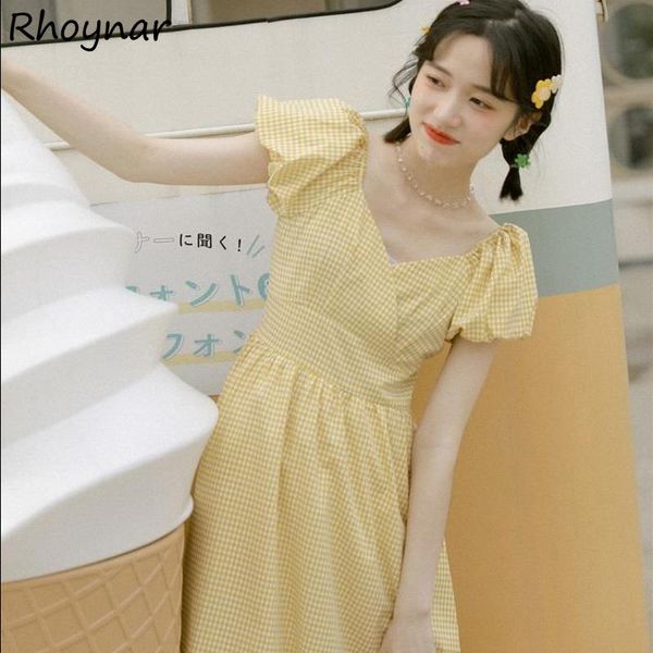 casual dresses dress women puff sleeve summer square collar plaid ulzzang holiday elegant mid-calf preppy sweet girlish streetwear ins sundr, Black;gray
casual dresses dress women puff sleeve summer square collar plaid ulzzang holiday elegant mid-calf preppy sweet girlish streetwear ins sundr, Black;gray