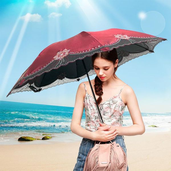 umbrellas fashion vintage lace umbrella rain women windproof parasol auti uv sun protection outdoor 3 folding gift
umbrellas fashion vintage lace umbrella rain women windproof parasol auti uv sun protection outdoor 3 folding gift