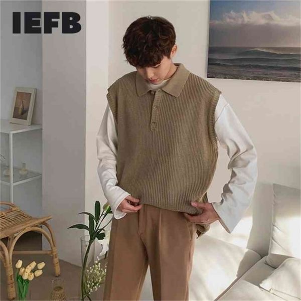 iefb korean kintted vest for men fashion autumn lapel loose knitwear sweater waistcoat sleeveless wam clothes 9y4238 210813, White;black
iefb korean kintted vest for men fashion autumn lapel loose knitwear sweater waistcoat sleeveless wam clothes 9y4238 210813, White;black