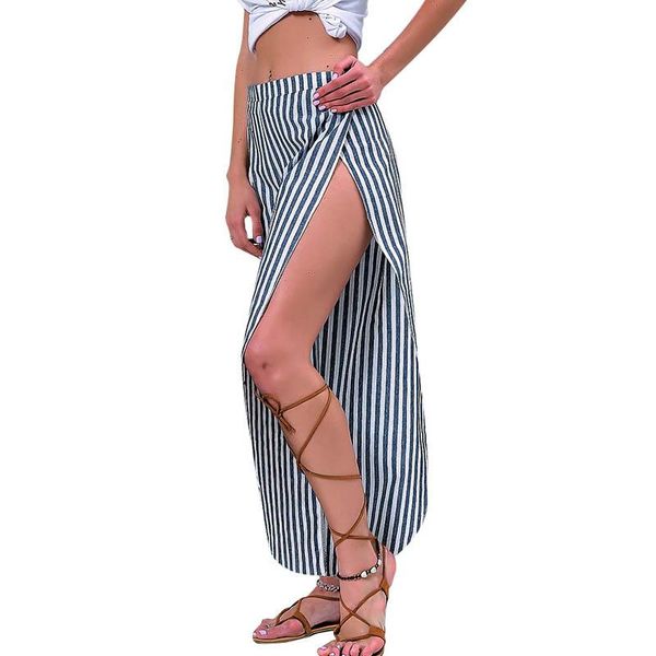 women's pants & capris 2021 fashion summer loose wide leg blue striped print high waist trousers women sweatpants, Black;white
women's pants & capris 2021 fashion summer loose wide leg blue striped print high waist trousers women sweatpants, Black;white